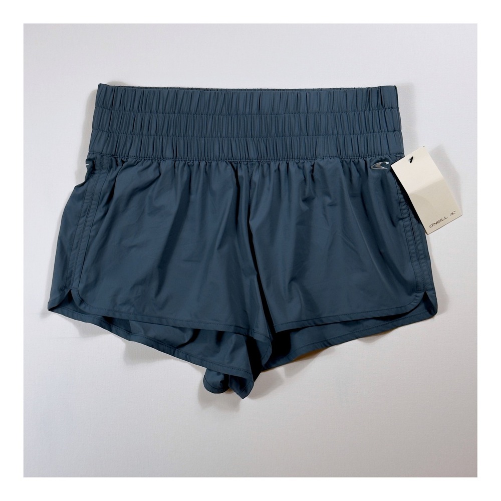 O'Neill Backbay 2 Grey Shorts Women's M Blue Athletic Casual Beach Summer